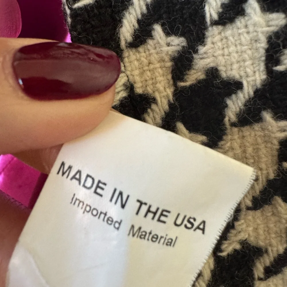 Authentic Sterlingwear of Boston Houndstooth Peacoat - Picture 7 of 7